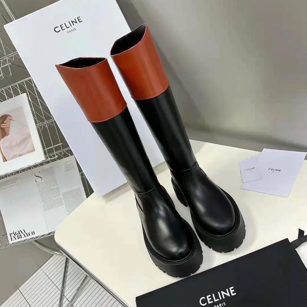 Celine Bulky High Boot in Calfskin for Women Celine Bulky High Boot in Calfskin for Women