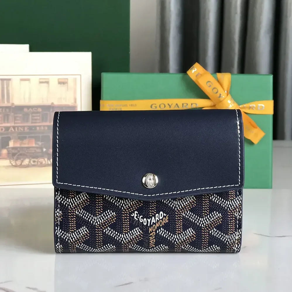 Goyard Saint Gabrie Wallet for Unisex in Navy