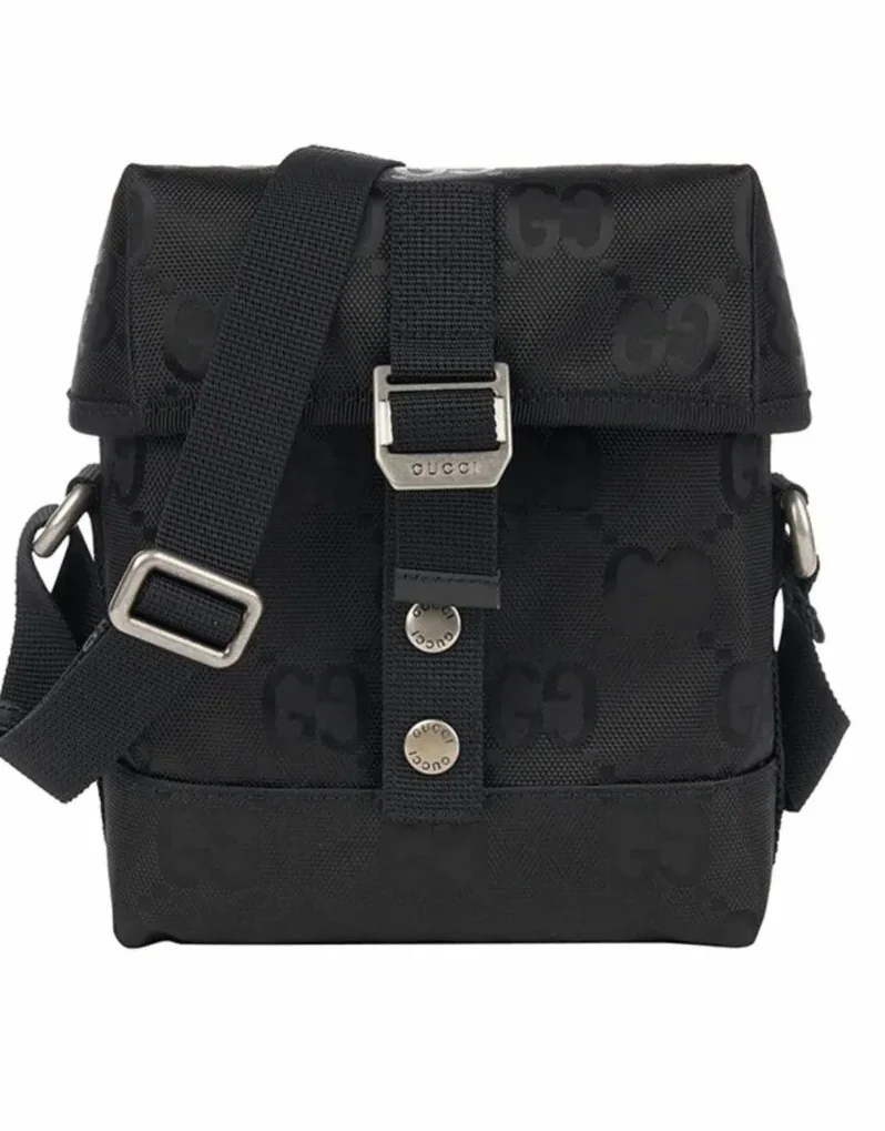 Gucci Off The Grid Messenger Bag Black GG ECONYL® / GG H9HKN