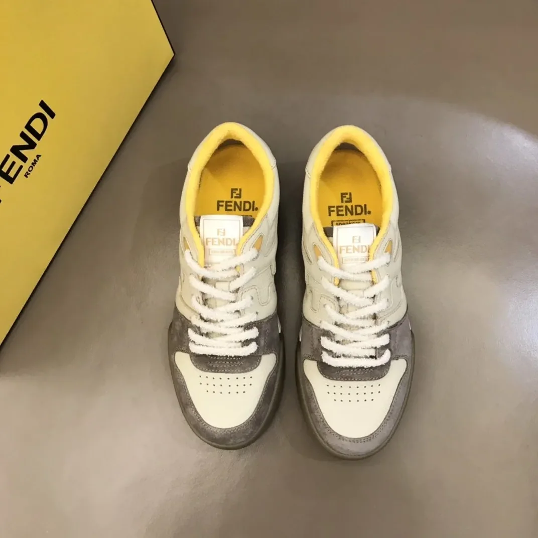 Fendi FD Match Low Tops Sneakers Grey 8E8252AHH2F1FHU Fendi FD Match Low Tops Sneakers Grey 8E8252AHH2F1FHU