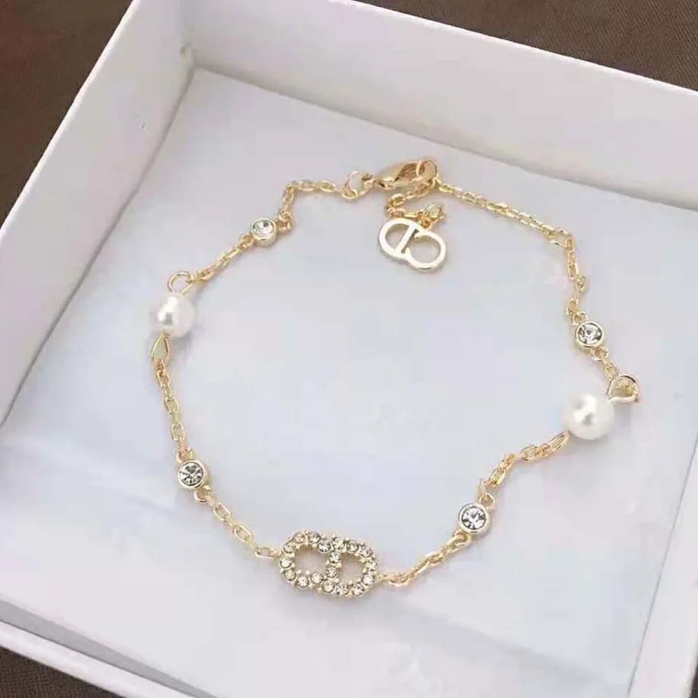 Dior Clair D Lune Bracelet Gold for Women in Finish Metal