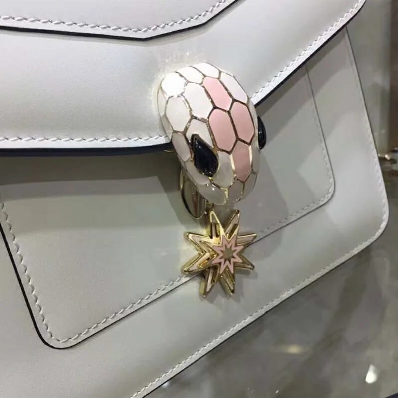 Bvlgari Serpenti Forever Crossbody Bag Pop Wishes in White for Women