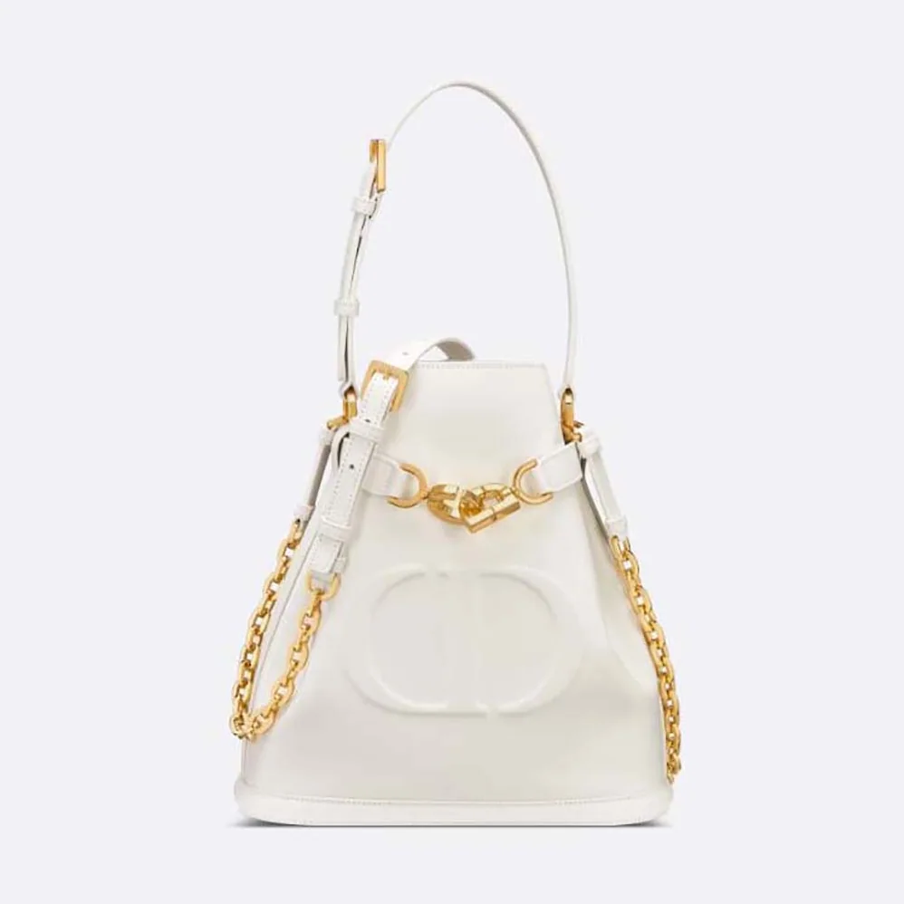Dior Medium C'est Dior Bag Latte CD for Women in Embossed Calfskin