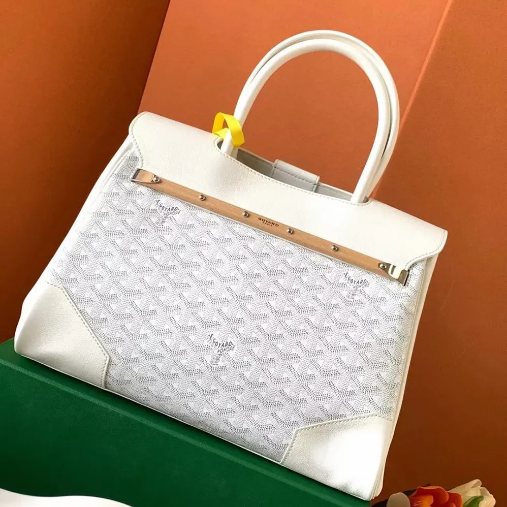 Goyard Saïgon Tote Bag for Women in White
