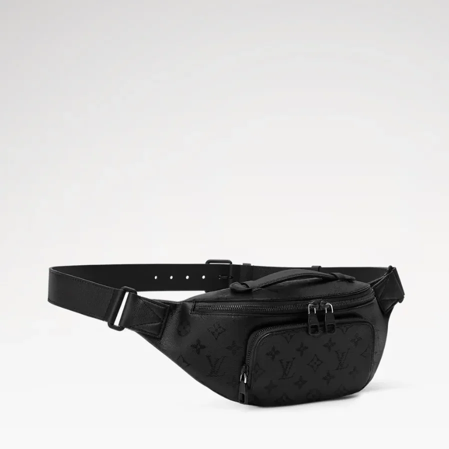 Louis Vuitton Rush Bumbag / Black Monogram Midnight Black Hardware