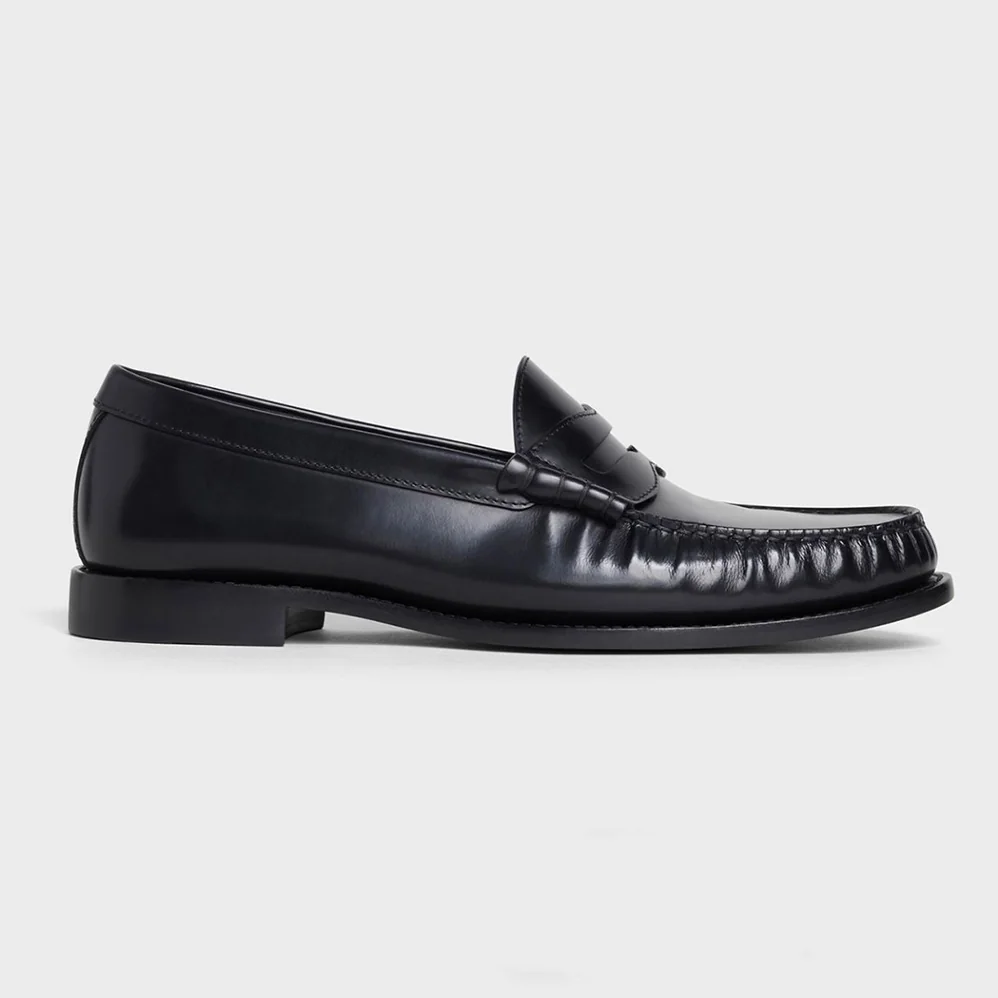 Celine Luco Loafer in Polished Calfskin for Women in Black Celine Luco Loafer in Polished Calfskin for Women in Black