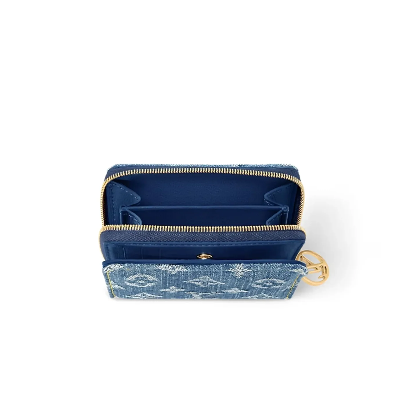 Louis Vuitton Lou Wallet Blue 4.5 Inches/