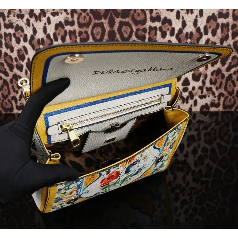 Dolce & Gabbana Sicily Handbag Yellow / Dolce & Gabbana Sicily Handbag Yellow /