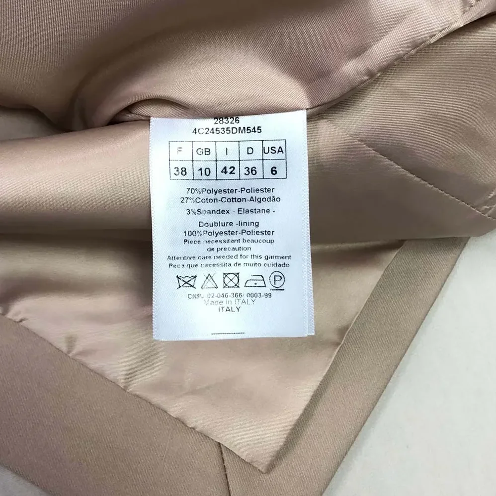 Dior Blazer Beige Virgin Wool and Mohair with Black Miss Dior Graffiti Motif for Women Dior Blazer Beige Virgin Wool and Mohair with Black Miss Dior Graffiti Motif for Women