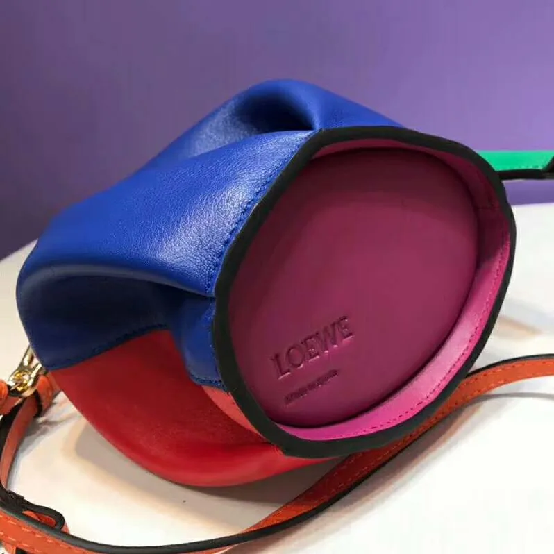 Loewe Elephant Rainbow Mini Bag Multicolor Orange for Women Loewe Elephant Rainbow Mini Bag Multicolor Orange for Women
