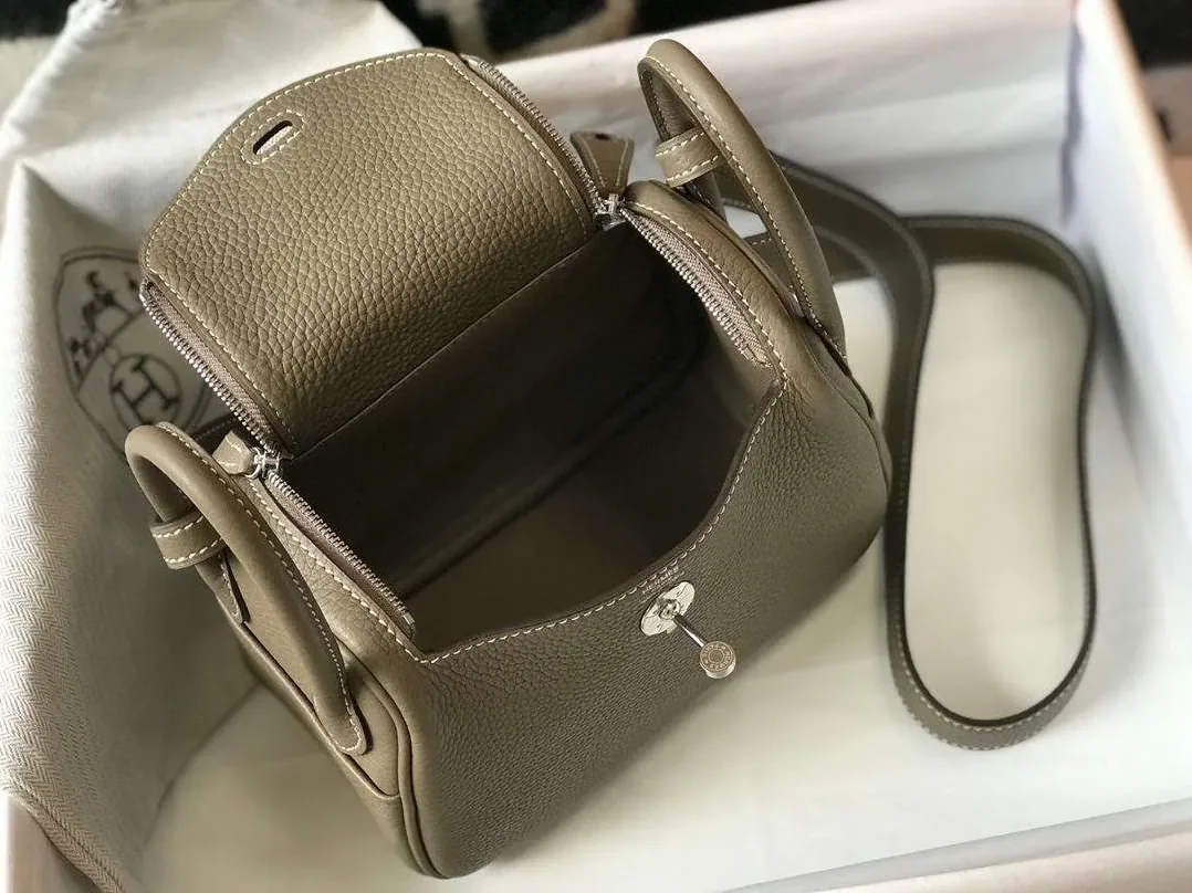 Hermes Lindy Mini Bag Brown Hermes Lindy Mini Bag Brown