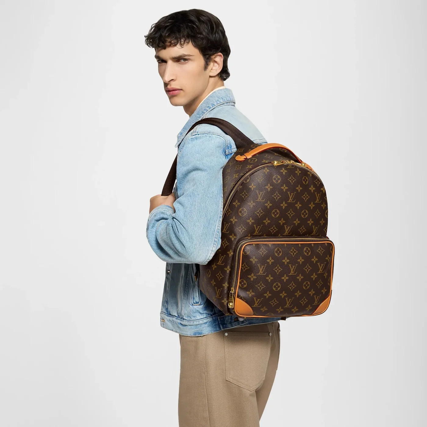 Louis Vuitton Discovery Cargo Backpack in Monogram Gold Hardware