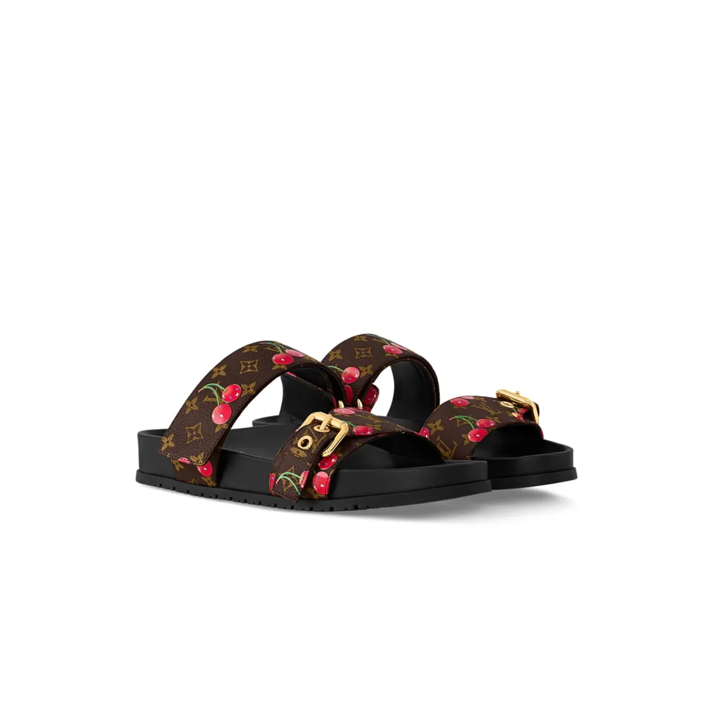 Louis Vuitton LV x TM Bom Dia Flat Comfort Mule Brown 1AHM03 Louis Vuitton LV x TM Bom Dia Flat Comfort Mule Brown 1AHM03