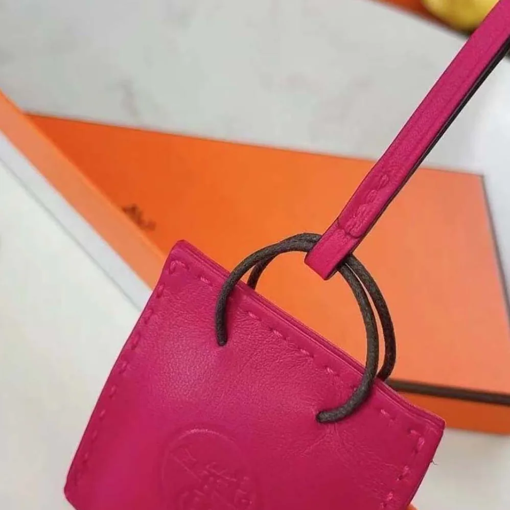 Hermes Pink Bag Charm Hermes Pink Bag Charm
