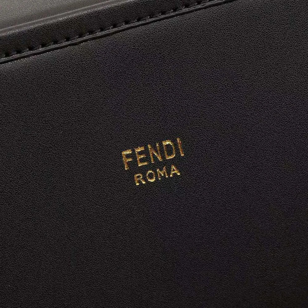 Fendi Camera Case Leather Bag for Women in Black Fendi Camera Case Leather Bag for Women in Black