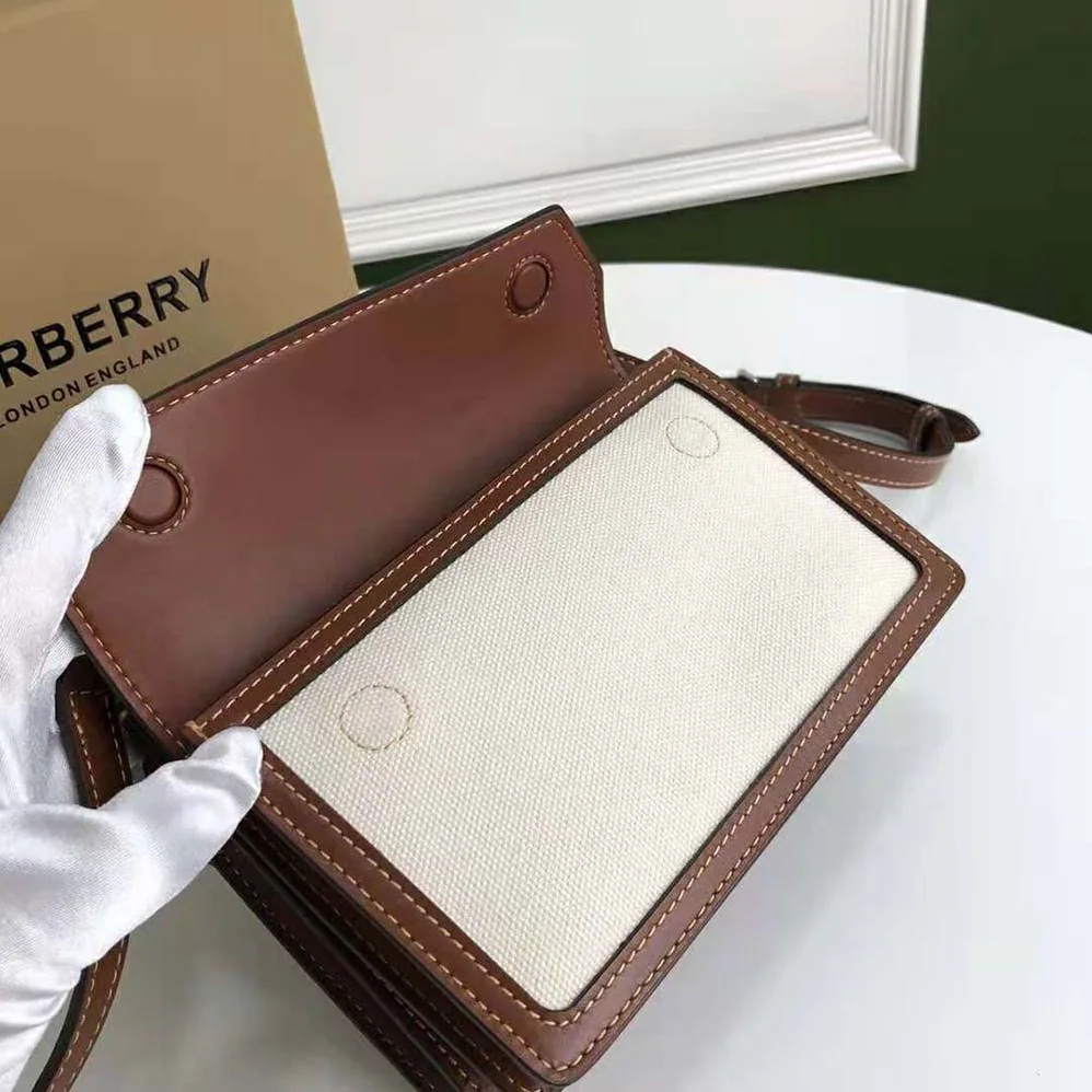 Burberry Mini Horseferry Print Title Bag with Pocket Detail for Women