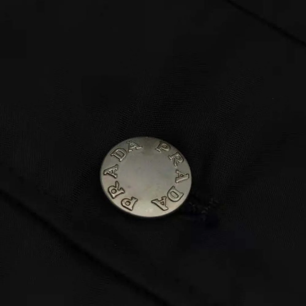 Prada Re-Nylon Shirt with the Iconic Triangle Logo for Men