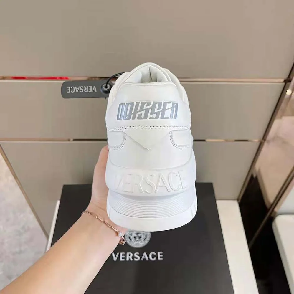 Versace Greca Odissea Sneakers for Men in White
