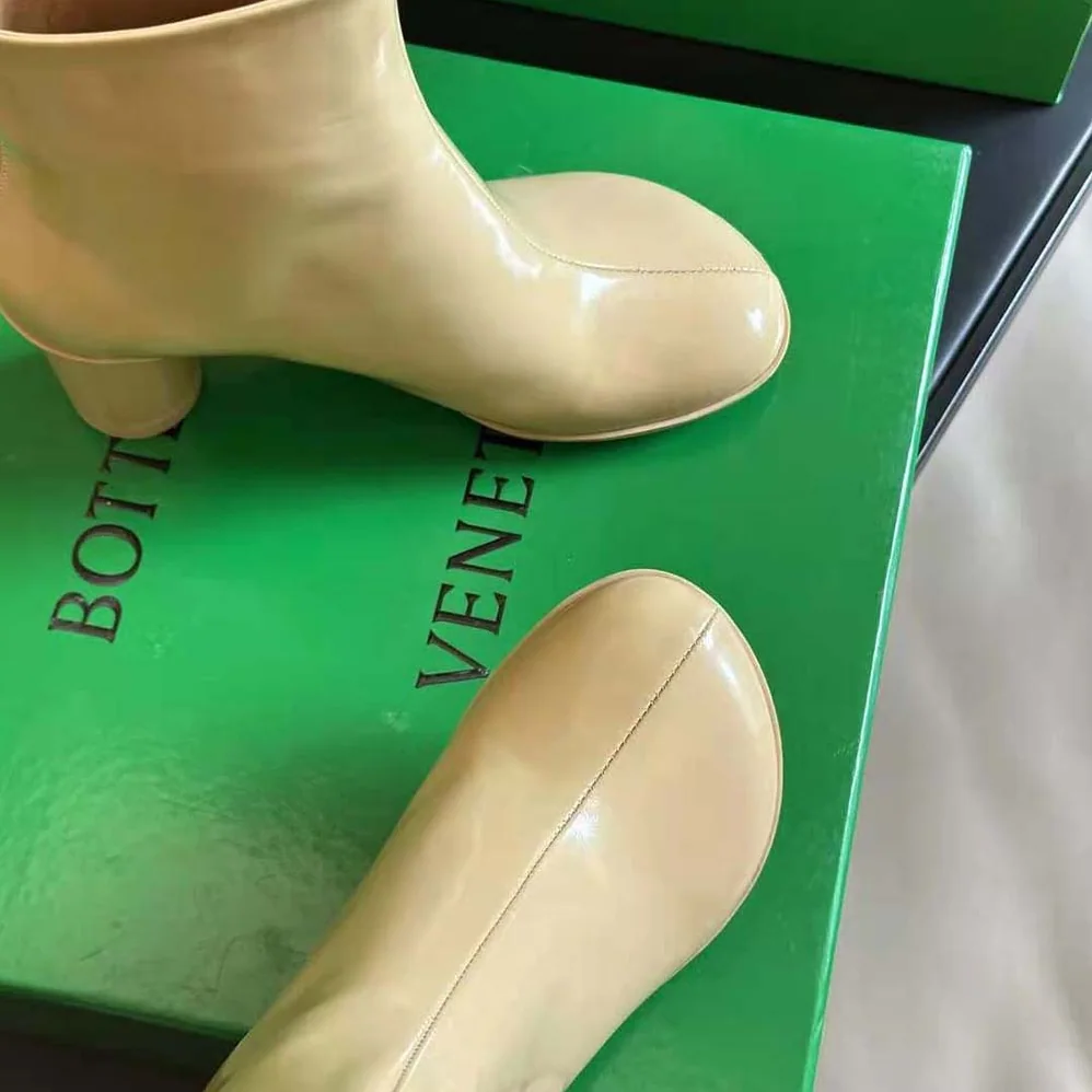 Bottega Veneta Atomic Ankle Boot for Women in Beige Bottega Veneta Atomic Ankle Boot for Women in Beige