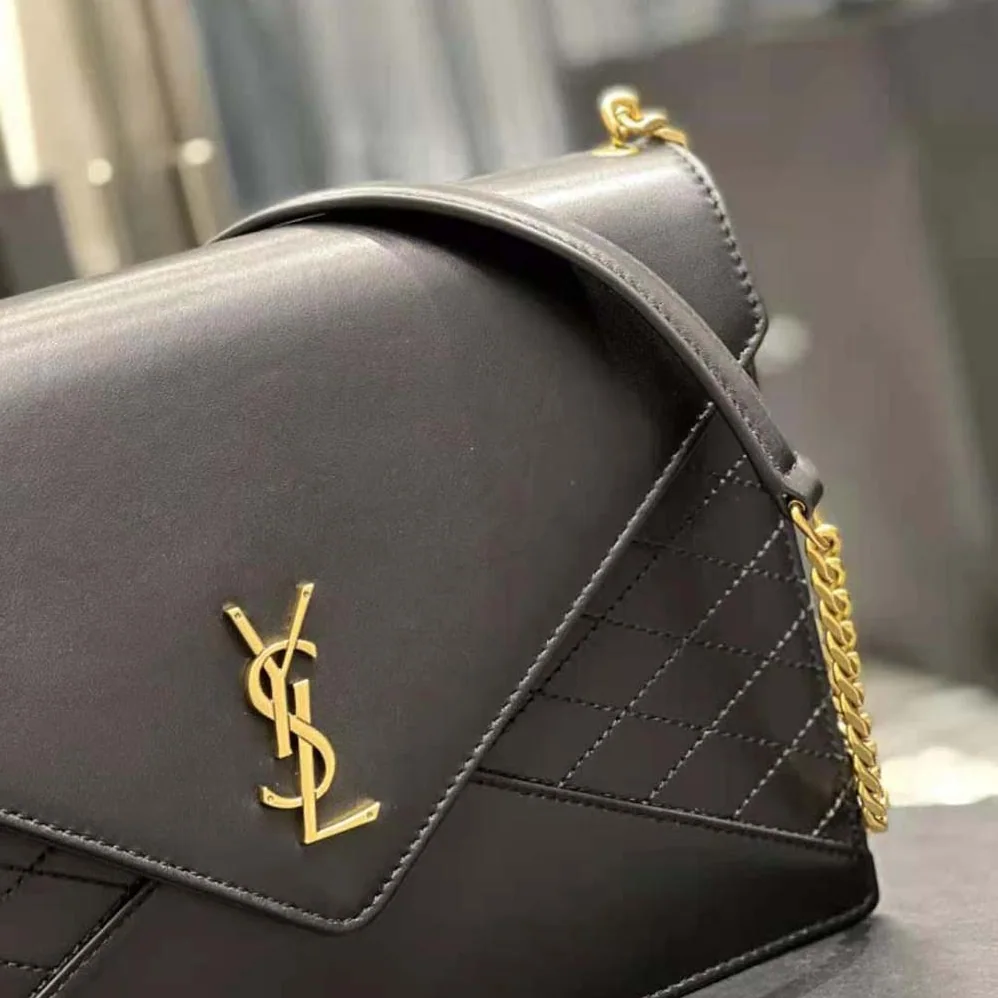 Saint Laurent YSL Chain Bag Gaby in Quilted Lambskin for Women Saint Laurent YSL Chain Bag Gaby in Quilted Lambskin for Women