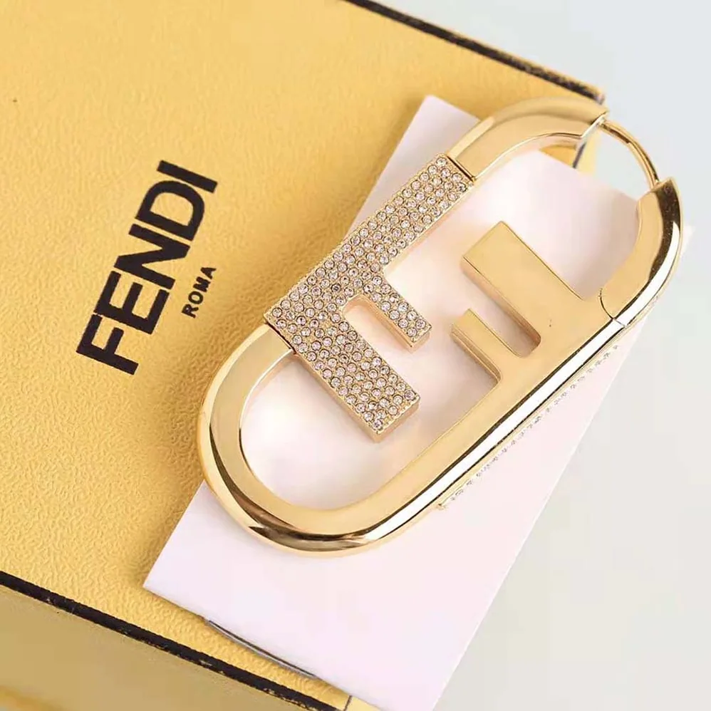 Fendi O'lock Single Earring with Gold for Women in color Earrings