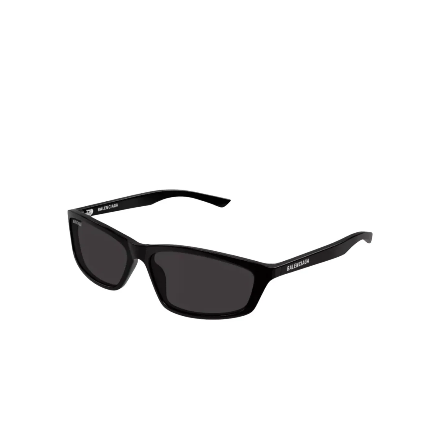 Balenciaga Sporty Wraparound Sunglasses Matte Black Balenciaga Sporty Wraparound Sunglasses Matte Black