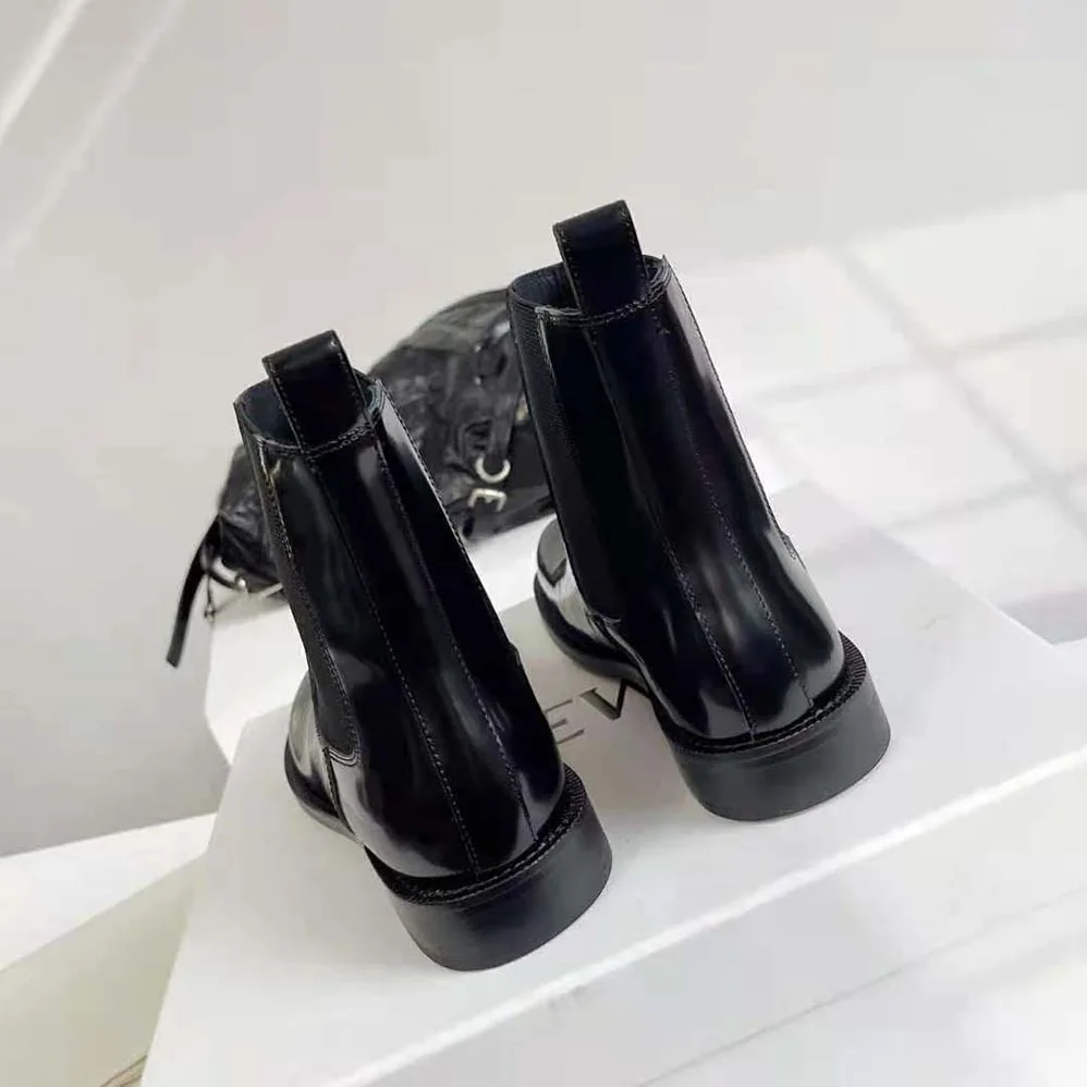 Loewe Campo Chelsea Boot in Brushed Calfskin for Men in Black Loewe Campo Chelsea Boot in Brushed Calfskin for Men in Black