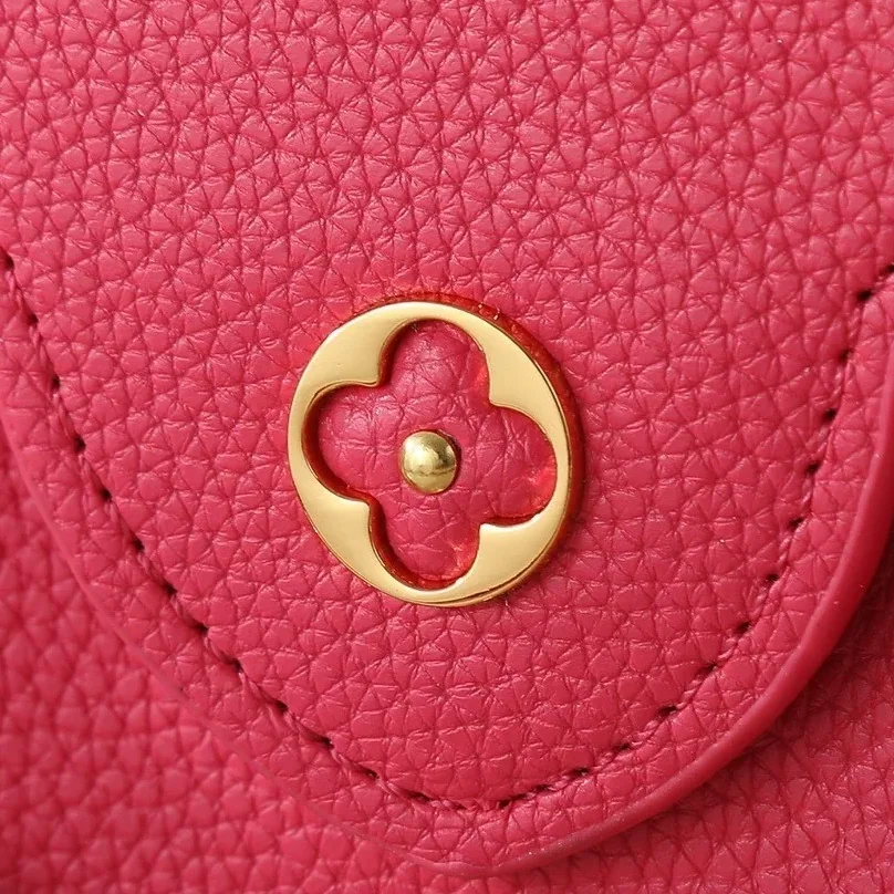 Louis Vuitton Capucines Mini Top Handle Bag in Raspberry Silver/ Gold Hardware