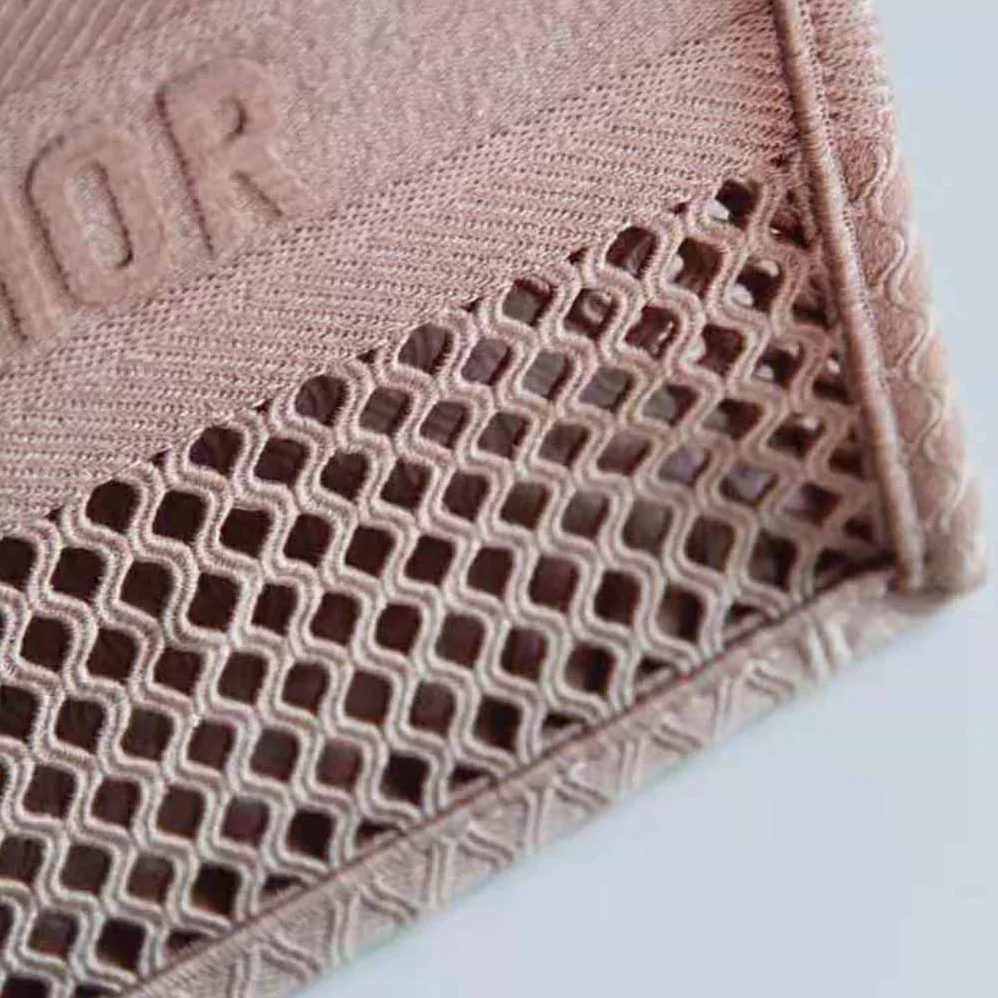 Dior Small Dior Book Tote Pink Mesh Embroidery for Women Dior Small Dior Book Tote Pink Mesh Embroidery for Women