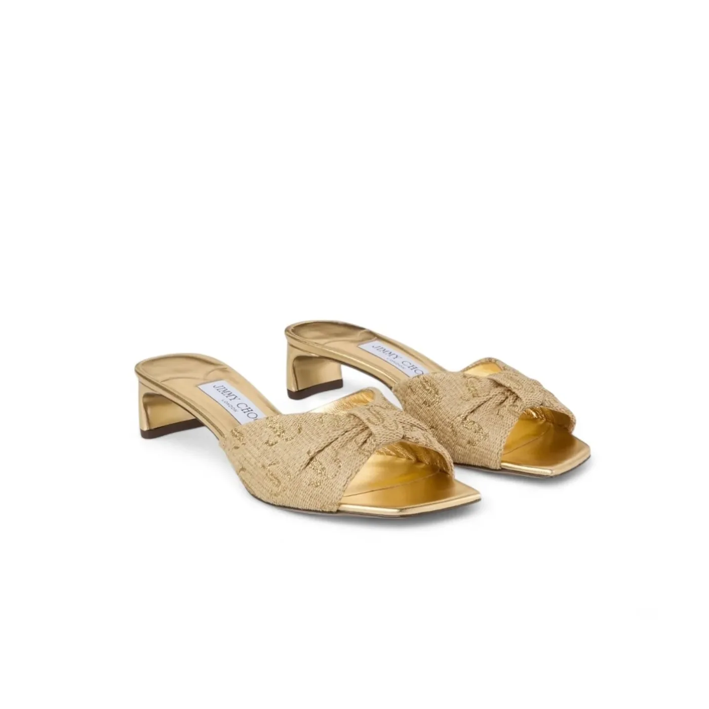 Jimmy Choo Annika Mule 35 Gold ANNIKAMULE35GUH