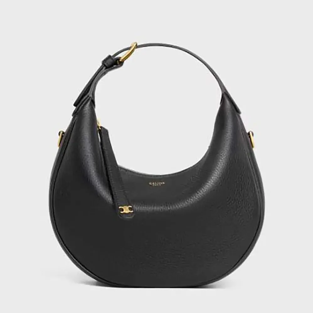 Celine Teen Celine Llulu in Grained Calfskin for Women in Black Celine Teen Celine Llulu in Grained Calfskin for Women in Black