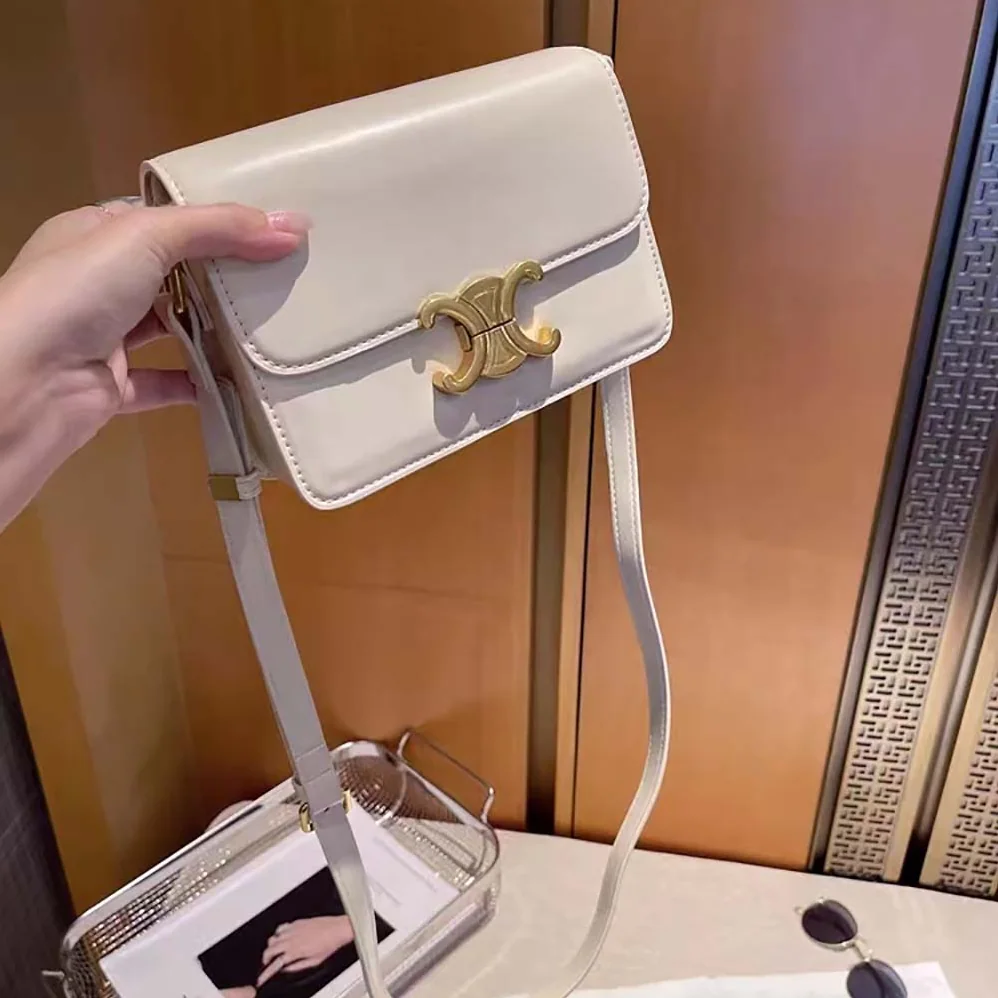 Celine Teen Triomphe Bag in Shiny Calfskin for Women