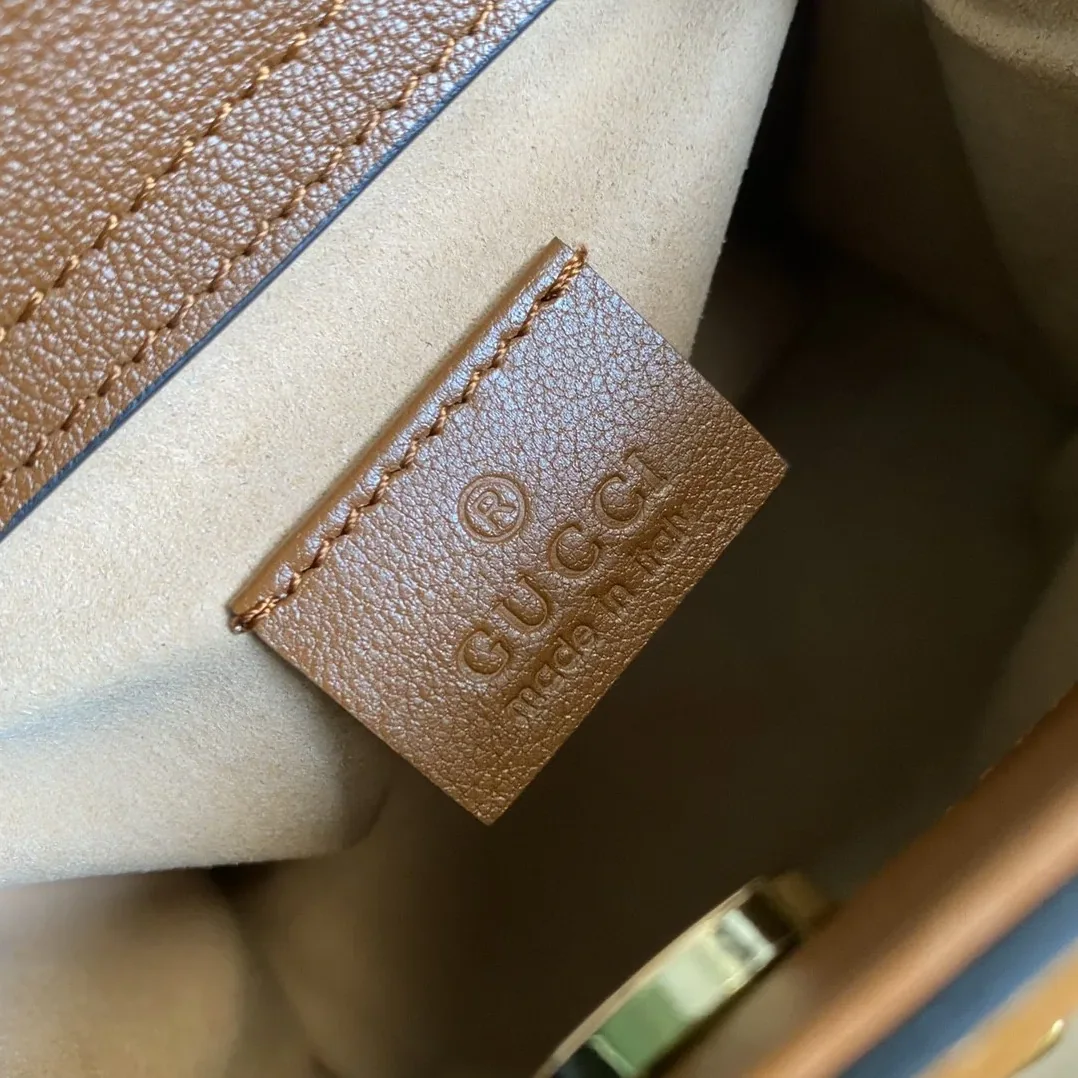 Gucci Diana Mini Tote Bag Brown / GG Gucci Diana Mini Tote Bag Brown / GG