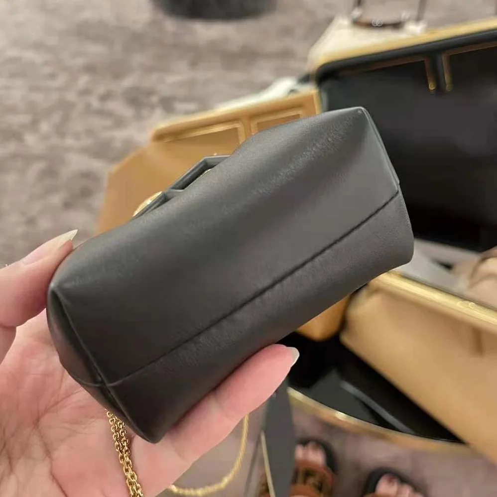 Fendi Nano Fendi First Charm Nappa Leather for Women in Black