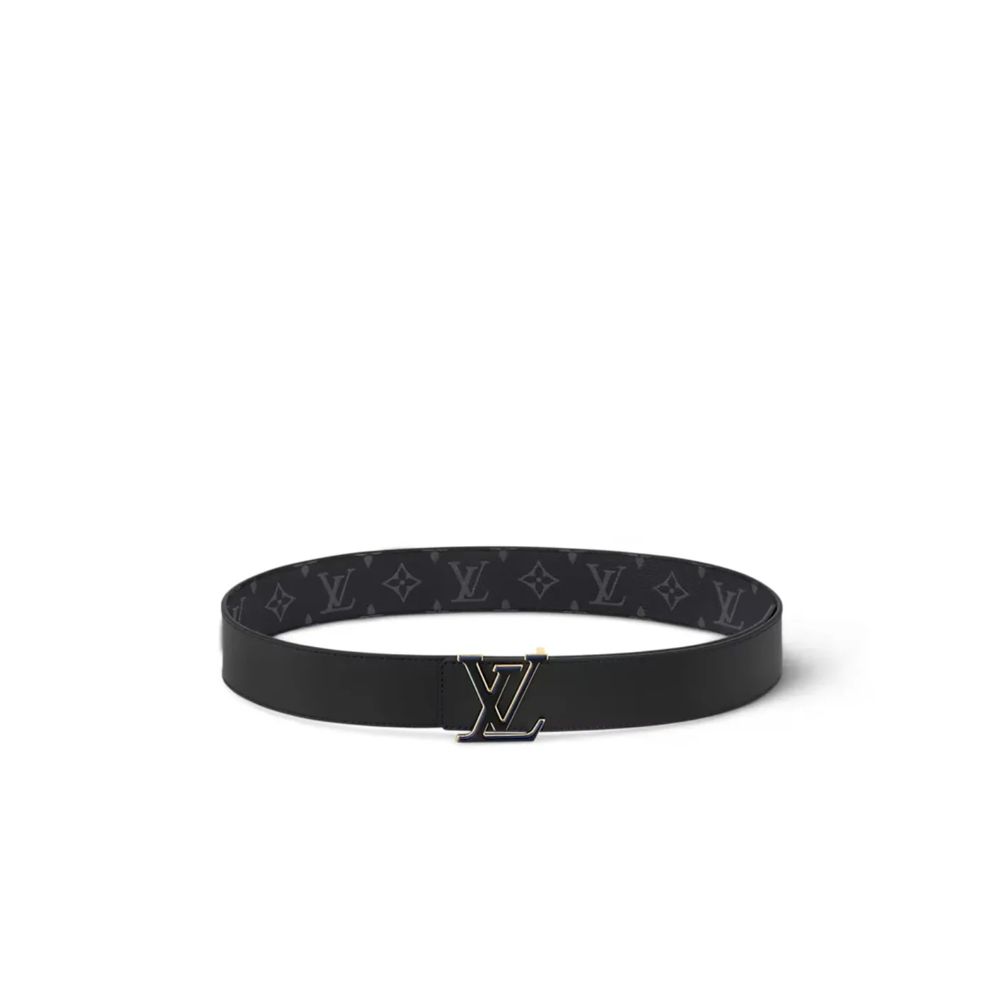 Louis Vuitton 3 Steps Reversible Belt Black