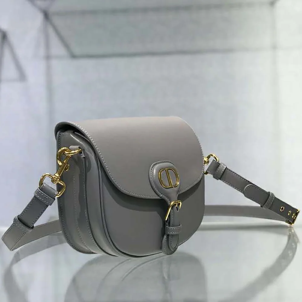 Dior Small Dior Bobby Bag Gray Box Calfskin for Women Dior Small Dior Bobby Bag Gray Box Calfskin for Women