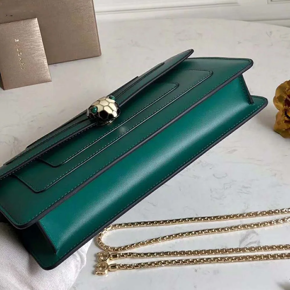 Bvlgari Serpenti Forever Mini Bag for Women in Green Bvlgari Serpenti Forever Mini Bag for Women in Green
