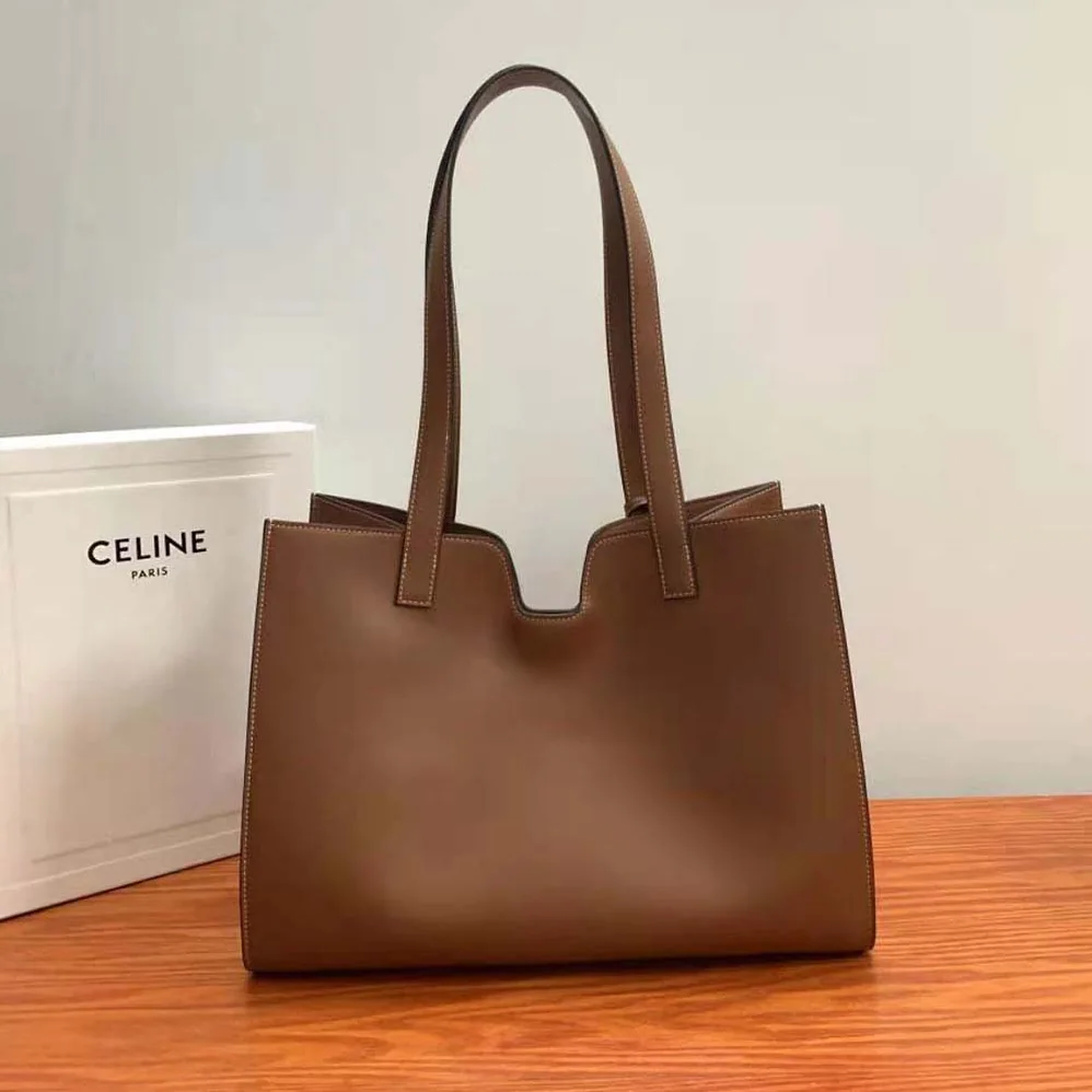 Celine Cabas 16 in Smooth Calfskin for Women in Tan