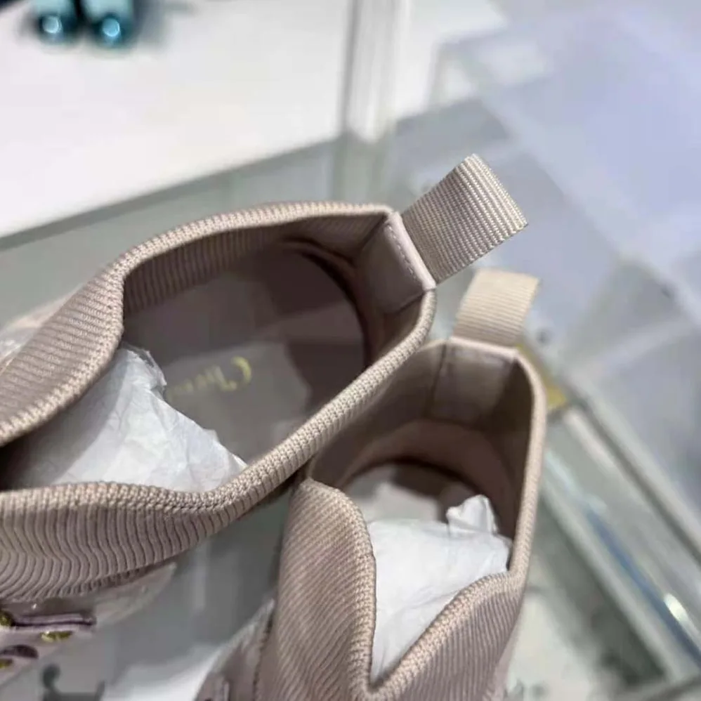 Dior Walk'N'Dior Sneaker Nude Macrocannage Technical Mesh for Women