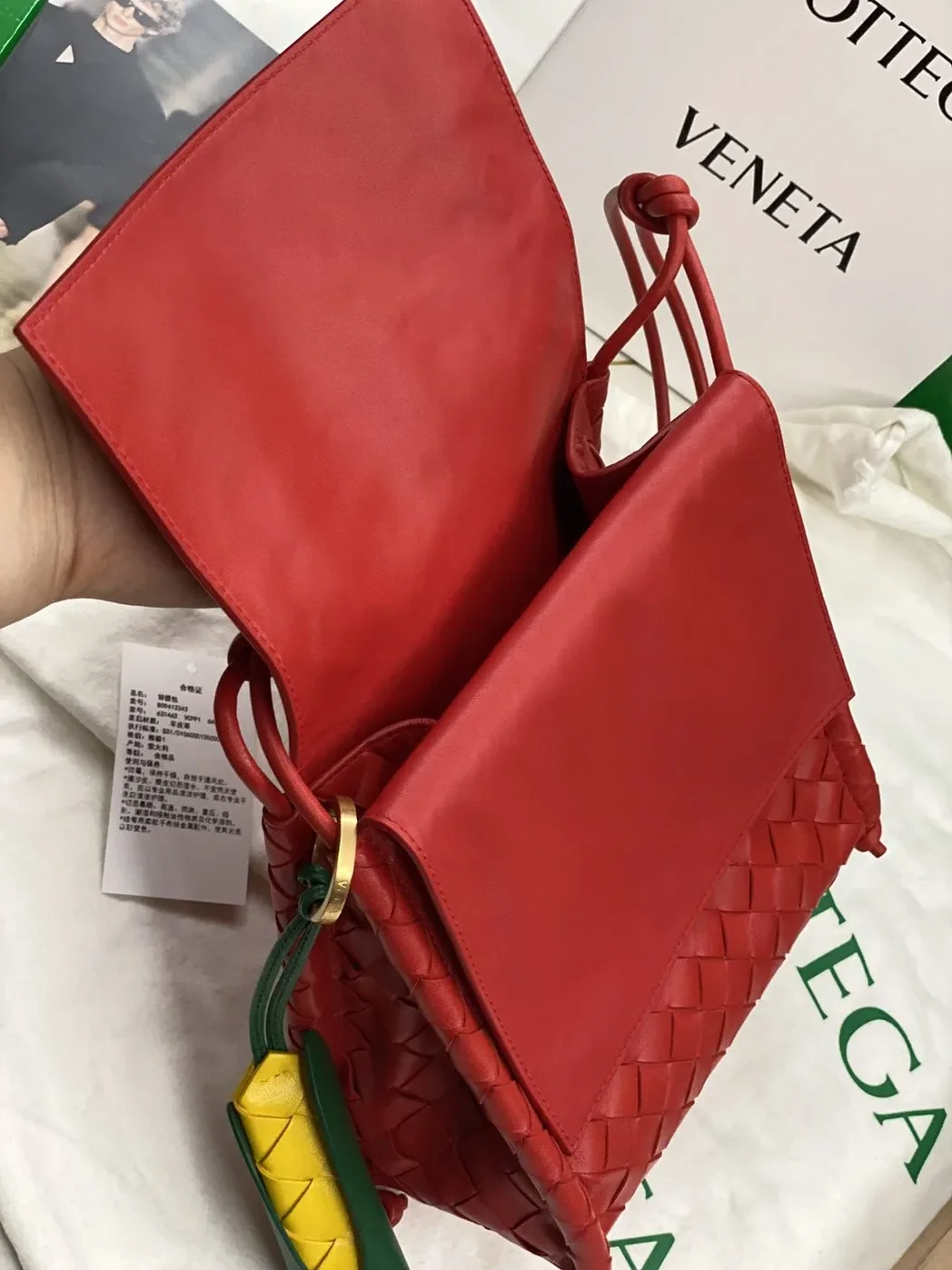 Bottega Veneta Backpack Red Bottega Veneta Backpack Red