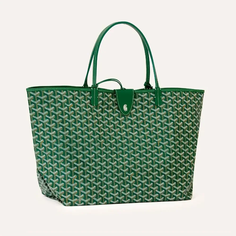 Goyard Saint Louis Gm Bag for Unisex in Green Goyard Saint Louis Gm Bag for Unisex in Green
