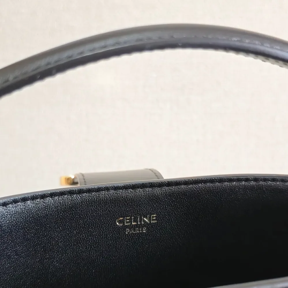 Celine Small Bucket Louise in Smooth Calfskin for Women in Black Celine Small Bucket Louise in Smooth Calfskin for Women in Black