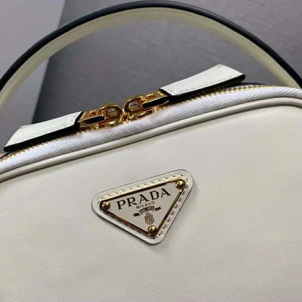 Prada Odette Leather Mini-bag for Women in White