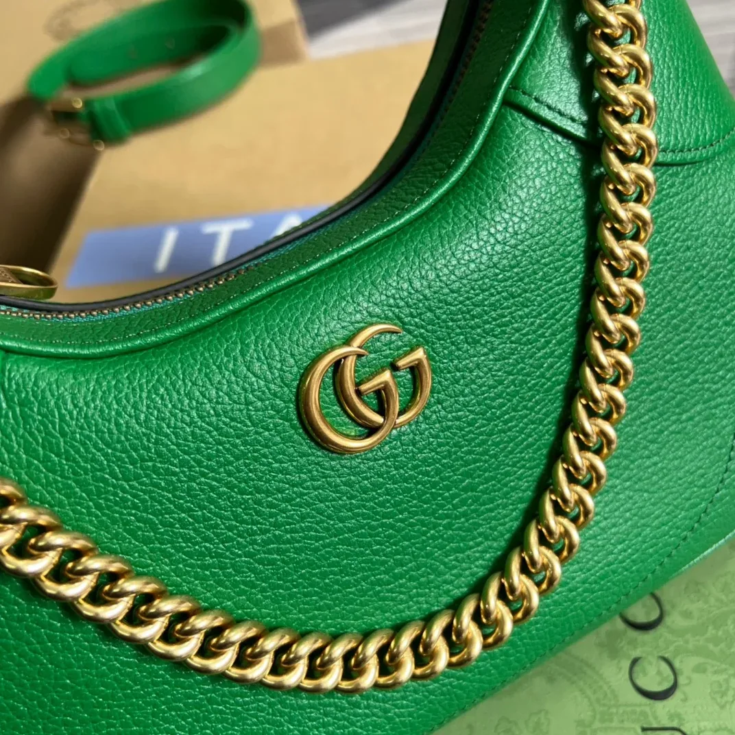 Gucci Aphrodite Small Shoulder Bag Green /