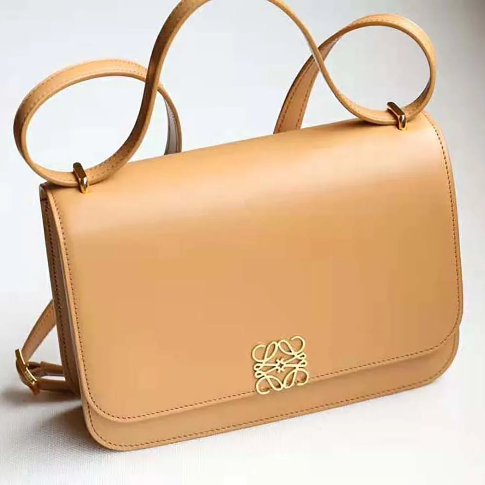 Loewe Goya Bag in Silk Calfskin for Women in Brown Loewe Goya Bag in Silk Calfskin for Women in Brown