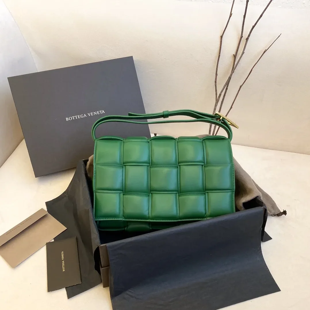 Bottega Veneta Padded Cassette Bag in In Green