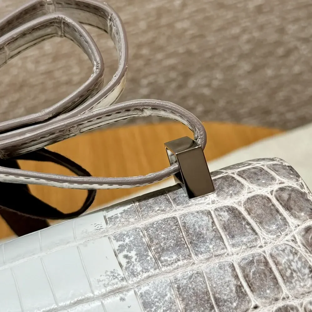 Hermes Constance 24 Himalaya Matte Niloticus Crocodile Palladium Hardware for Women