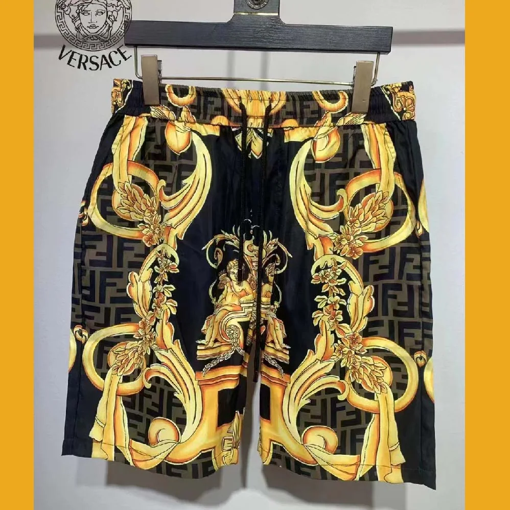 Fendi Swim Shorts Fendace Multicolor Nylon Shorts for Men Fendi Swim Shorts Fendace Multicolor Nylon Shorts for Men
