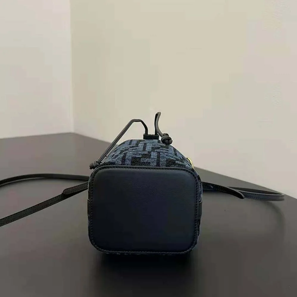 Fendi Mon Tresor Blue Tapestry Fabric Mini for Women in Bag Fendi Mon Tresor Blue Tapestry Fabric Mini for Women in Bag