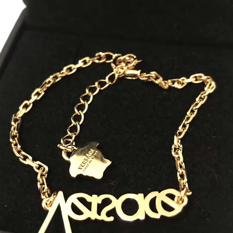 Versace Vintage Versace Logo Bracelet for Unisex Versace Vintage Versace Logo Bracelet for Unisex